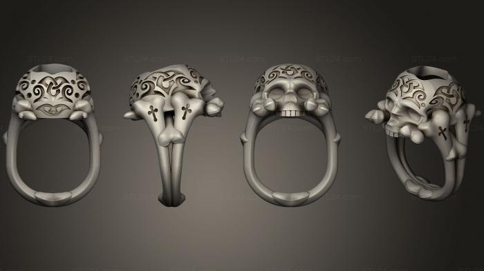 Jewelry rings (Skull Ring (2), JVLRP_0831) 3D models for cnc